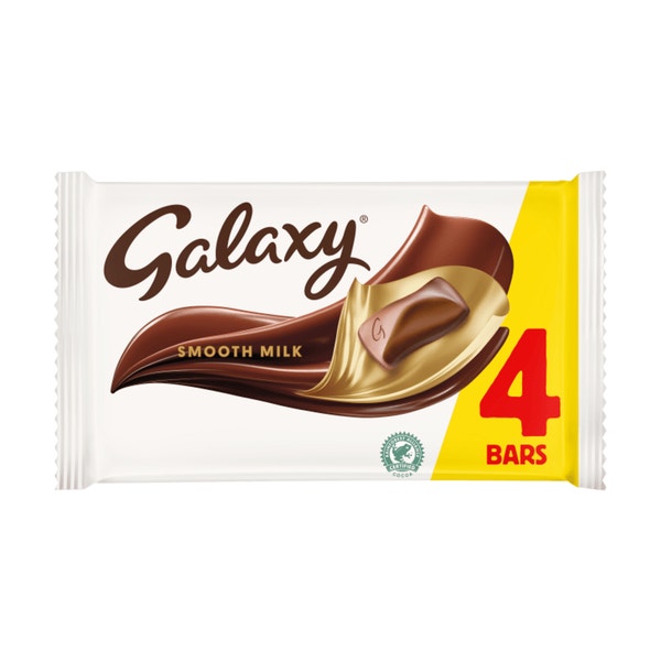 GALAXY Smooth Milk 4-Bar Multipack